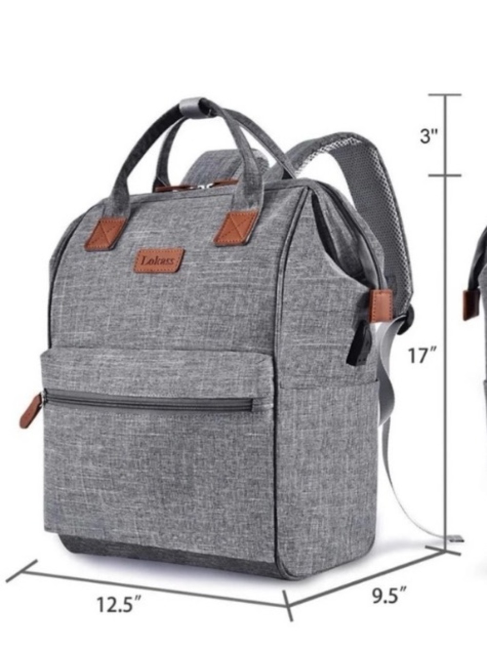 Gray Backpack